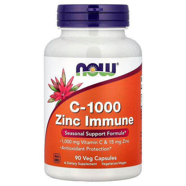 Now Foods C 1000 Zinc Immune 90 Bitki Kapsula