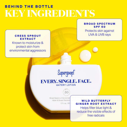 Supergoop! Every. Single. Face. Suluq Lotion Günəş Kremi SPF 50