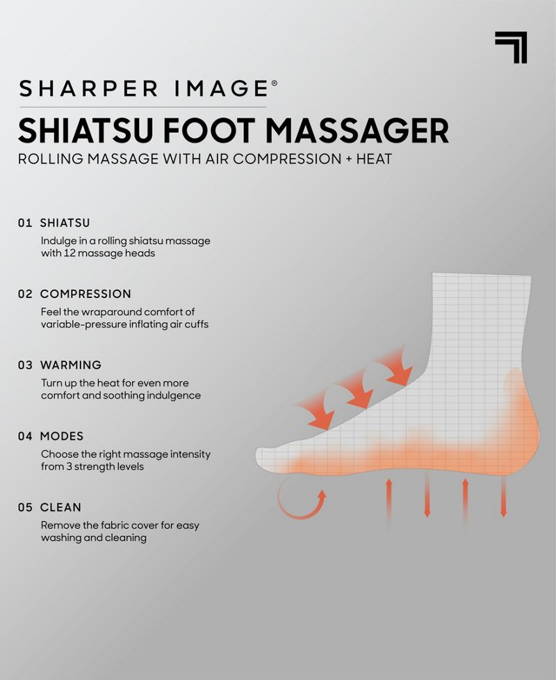 Sharper Image Şiatsu Ayaq Masajı