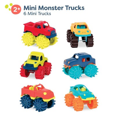 B. toys B. Mini Monster Trucks