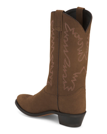 OLD WEST Nubuck Dəri Qərb Çəkmələri