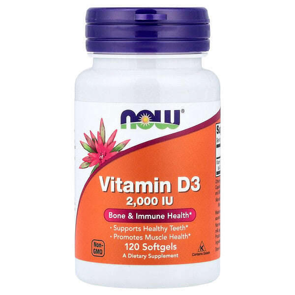 Now Foods D Vitamini D3 2 000 Iu 120 Yumuşaq Kapsul YoxYox