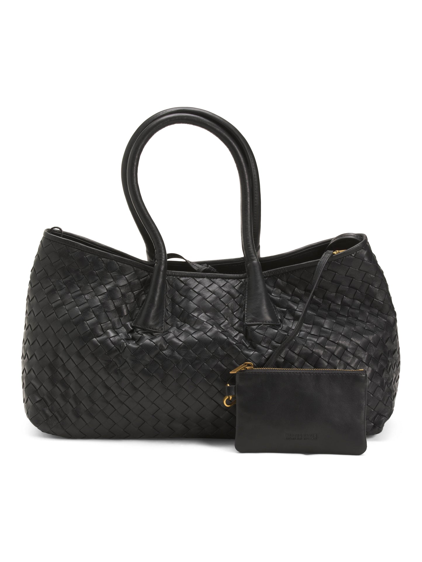 WALTER BAKER Leather Alina El Dokuması Böyük Çanta