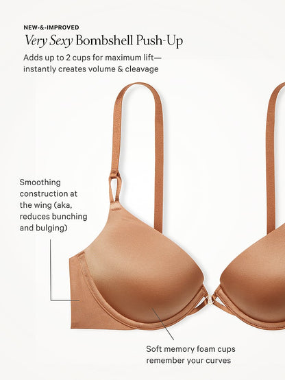 Victoria's Secret Bombshell Logo Shine Tətbiq Əlavə 2 Kubak Qaldırma Ləngibuynuz