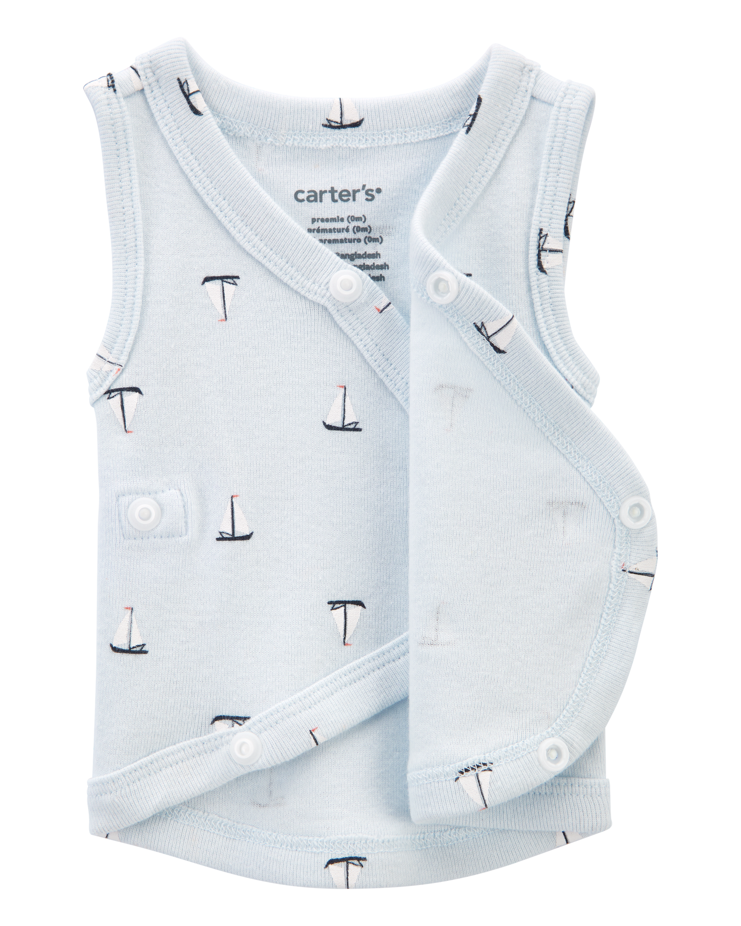 Carter's Oğlan Körpə Yelkənli Tanktop - Mavi