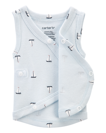 Carter's Oğlan Körpə Yelkənli Tanktop - Mavi