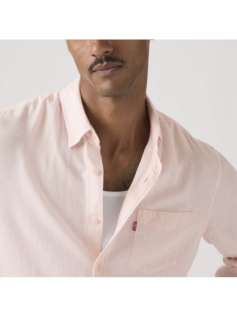 Levi's Sunset One Pocket Standart Fit Pambıq Kətən Köynəyi
