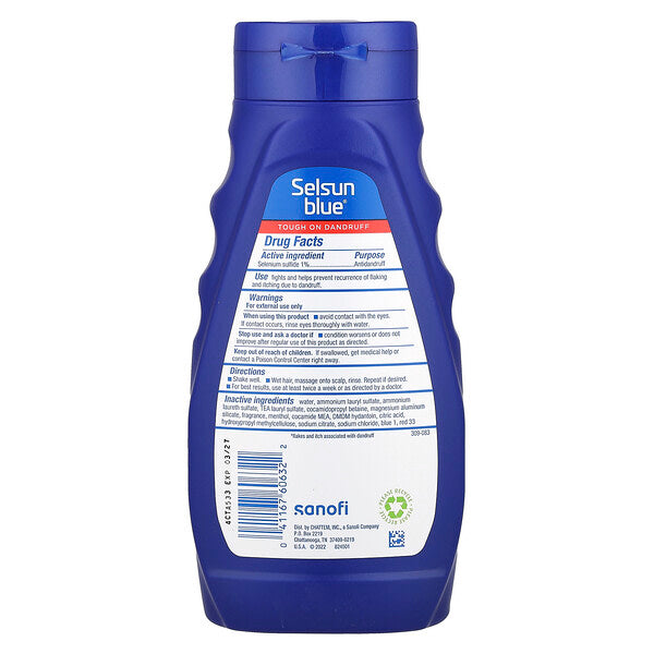 Selsun Blue Antidandruff Şampunu Dərman 11 Fl Oz 325 Ml