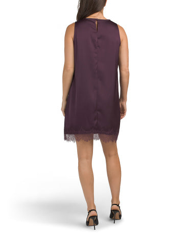 BAILEY 44 Satin Mini Geyim Dantel Cırtı ilə