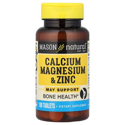 Mason Natural Kalsium Maqnezium Sink 100 Tablet
