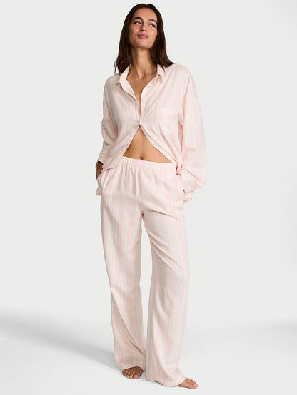 Victoria's Secret Modal-Pambıq Uzun Pijama Dəsti