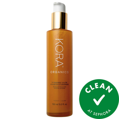 KORA Organics Turmerik Parlaq Köpüklü Üz Yuma Vasitəsi
