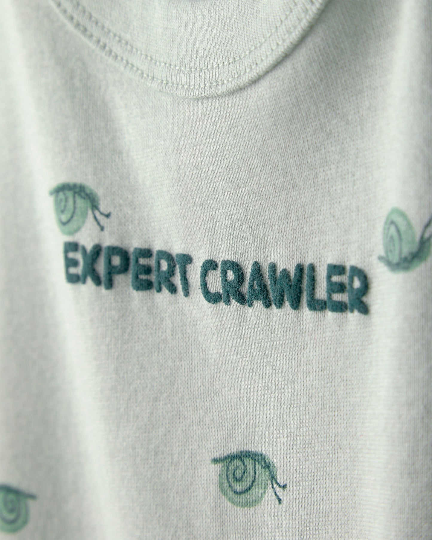 Carter's Oğlan Uşaq 'Expert Crawler' Salyangoz Qısa Səkili Romper - Yaşıl