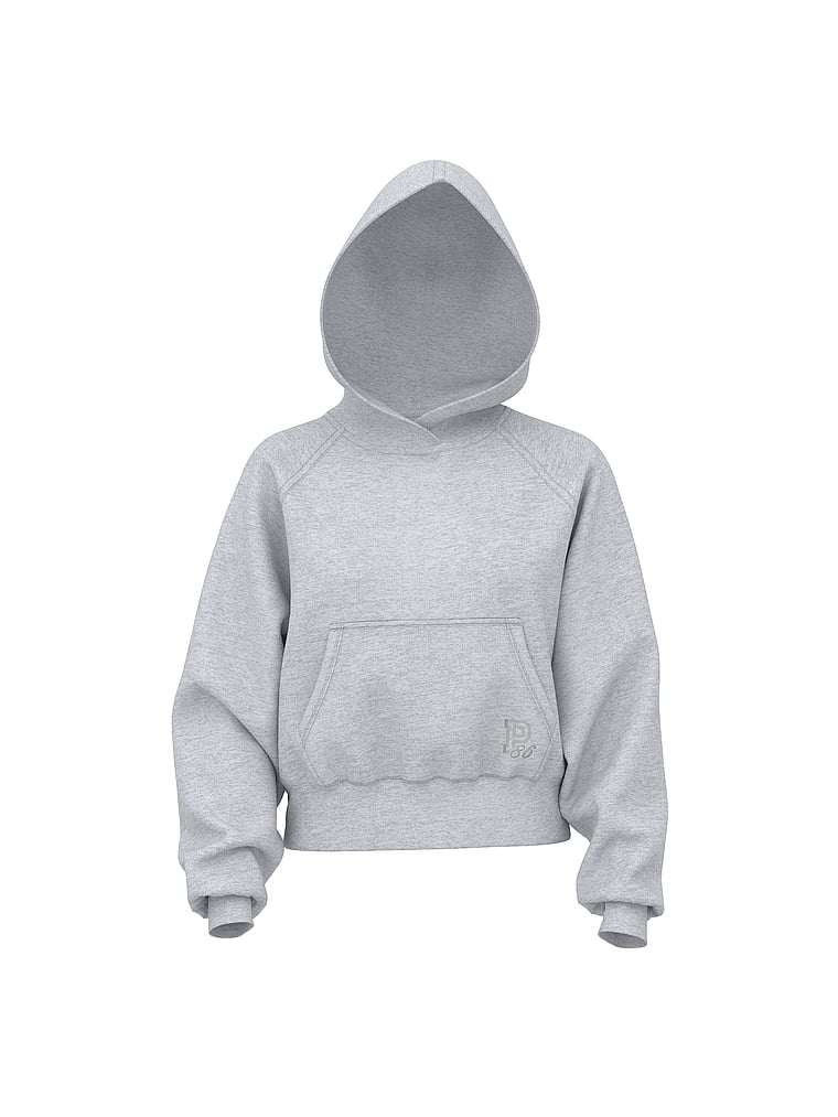 PINK Campus Fleece™ Kiçildilmiş Huddi