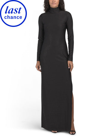 Mazie Stud Embellished Jersey Maxi Geyimi