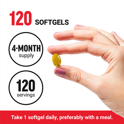 Force Factor D3 Vitamini Yüksək Doza 125 Mcg 5000 Iu 120 Softgel
