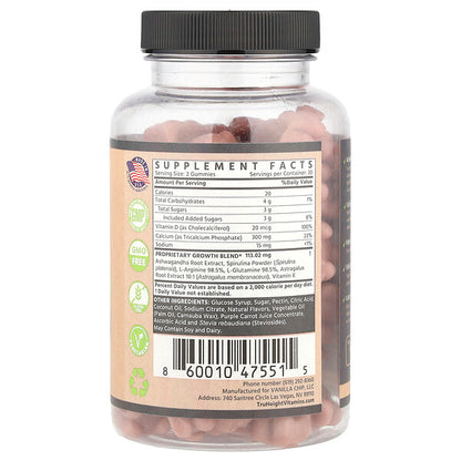 Truheight Growth Qamma Vitaminlər Çocuklar üçün 5+ Yaş Qarpız 60 Ədəd