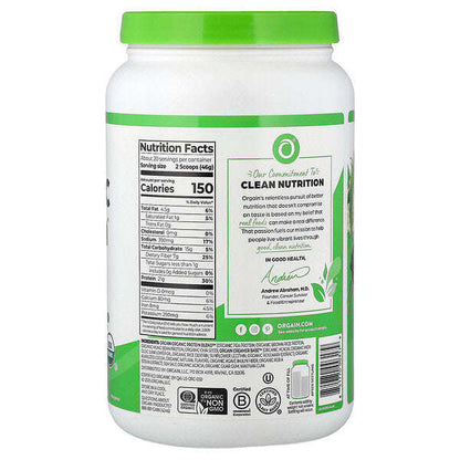 Orgain Organik Protein Tozu Kremsi Şokolata Fudge 2,03 Lb 920 G YoxYox