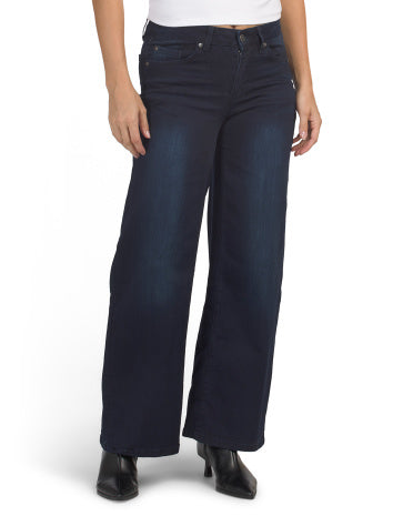 HONEY MONDAY Slim Wide Leg Cins