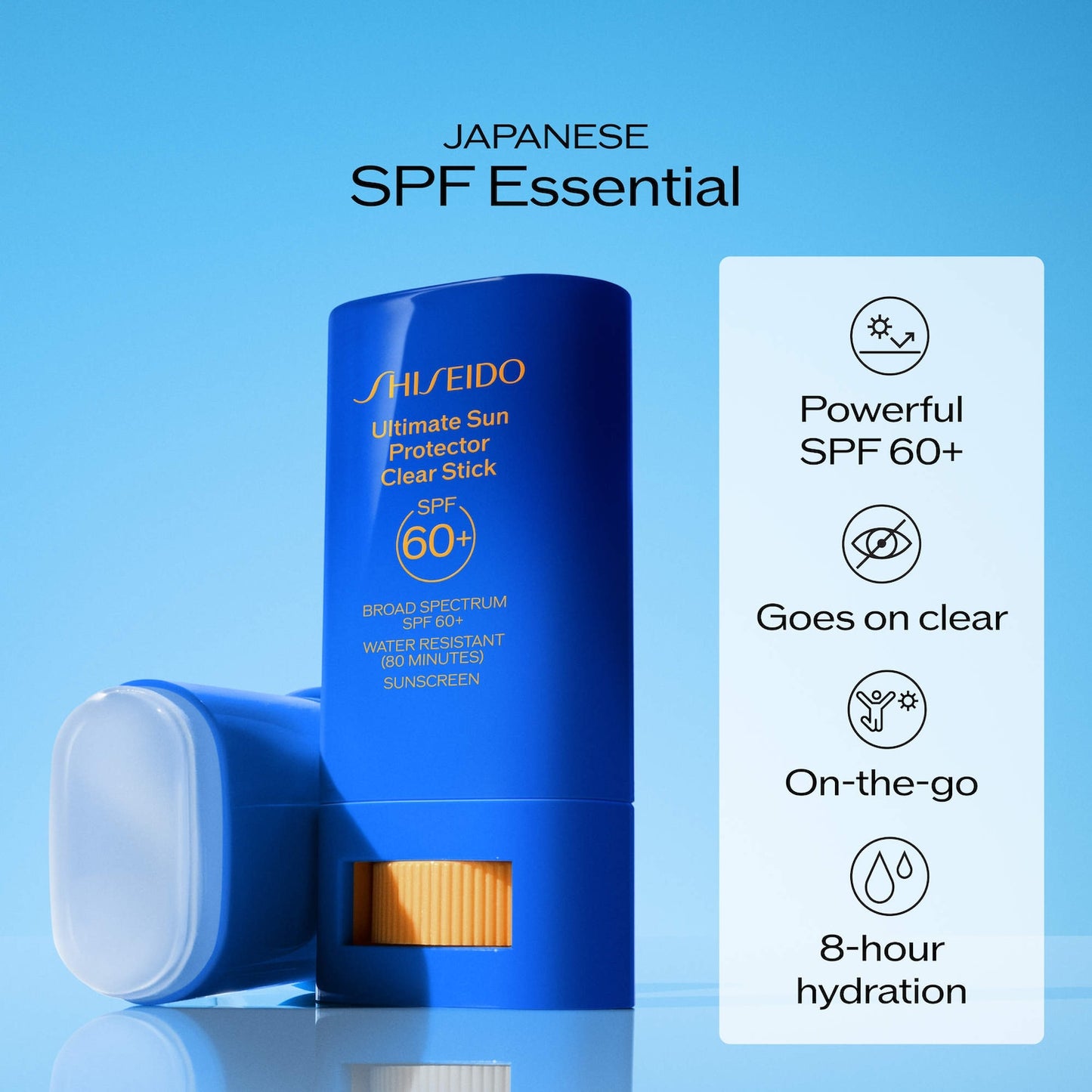 Shiseido Ultimate Sun Protector Clear Stick SPF 60+