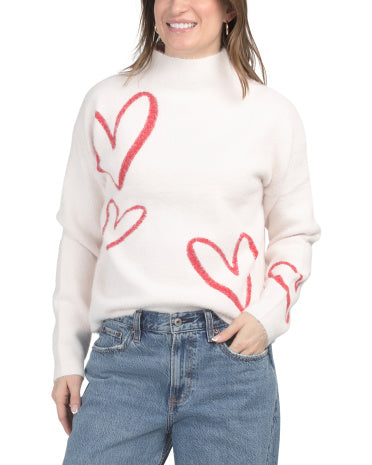 RACHEL ZOE Uzun Tvə Kirpik Təfərrüatlı Qadın Sveteri