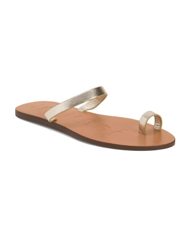 MANEBI Dəri Əlli Sandal