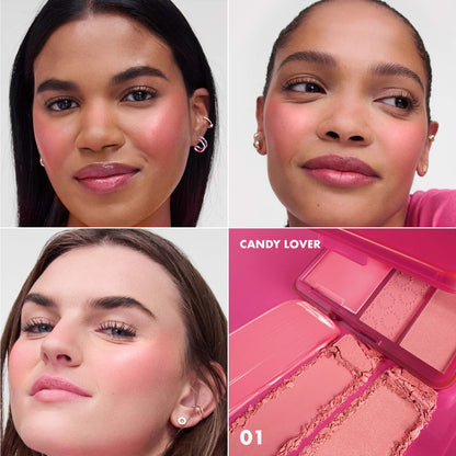 SEPHORA COLLECTION Yanaq Rəngi Paleti. Krem və Pudra Qarışması