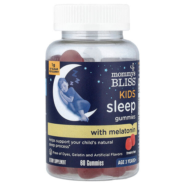 Mommy S Bliss Uşaq Uyku Qamma Vitaminləri Melatonin 3+ Yaş Çiyələk 60 Adet