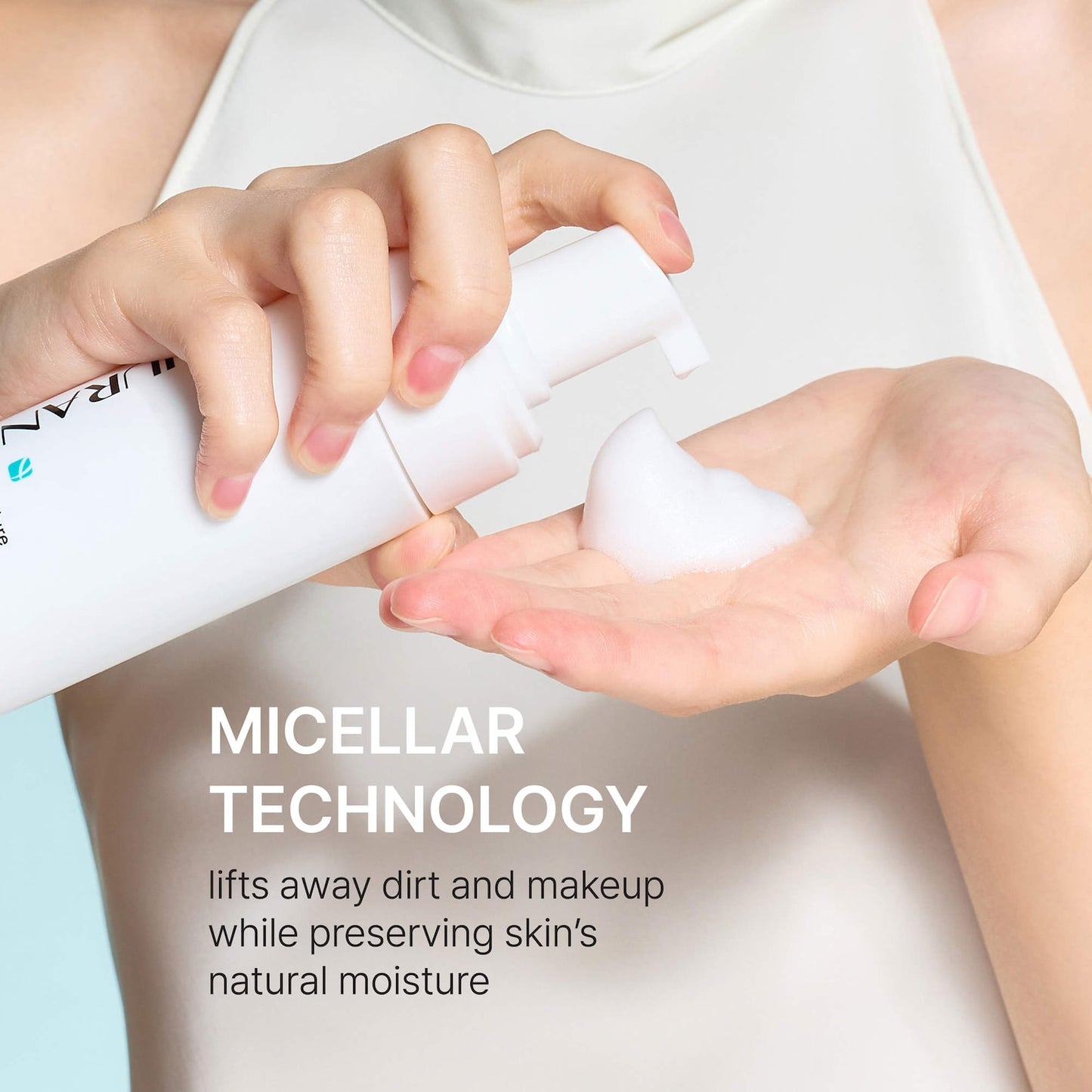 Rejuran Moisture Bubble Cleansing Water c-PDRN® Hidratlaşdırıcı Üz Yuma Vasitəsi Quru və Həssas Dəriyə