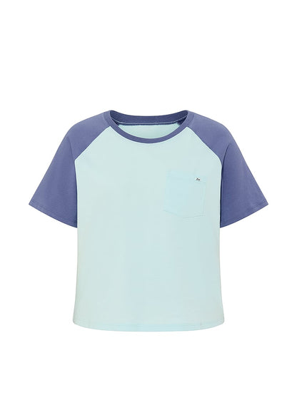 PINK Pamuklu Raglan Uyku Tişörtü