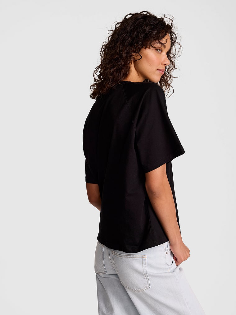 PINK Campus Cotton™ Raglan Tee