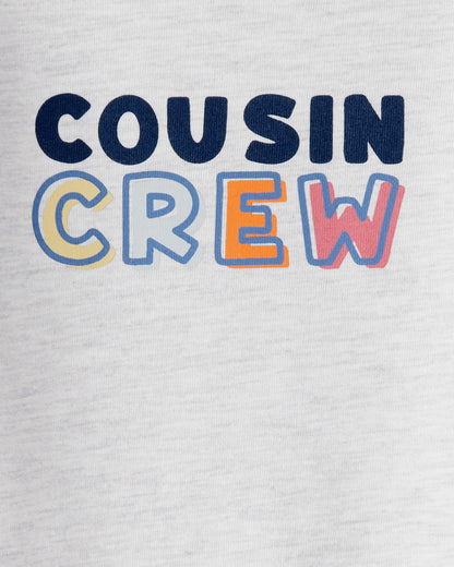 Carter's Baby Cousin Crew Uzun Qollu Qrafik Body - Boz