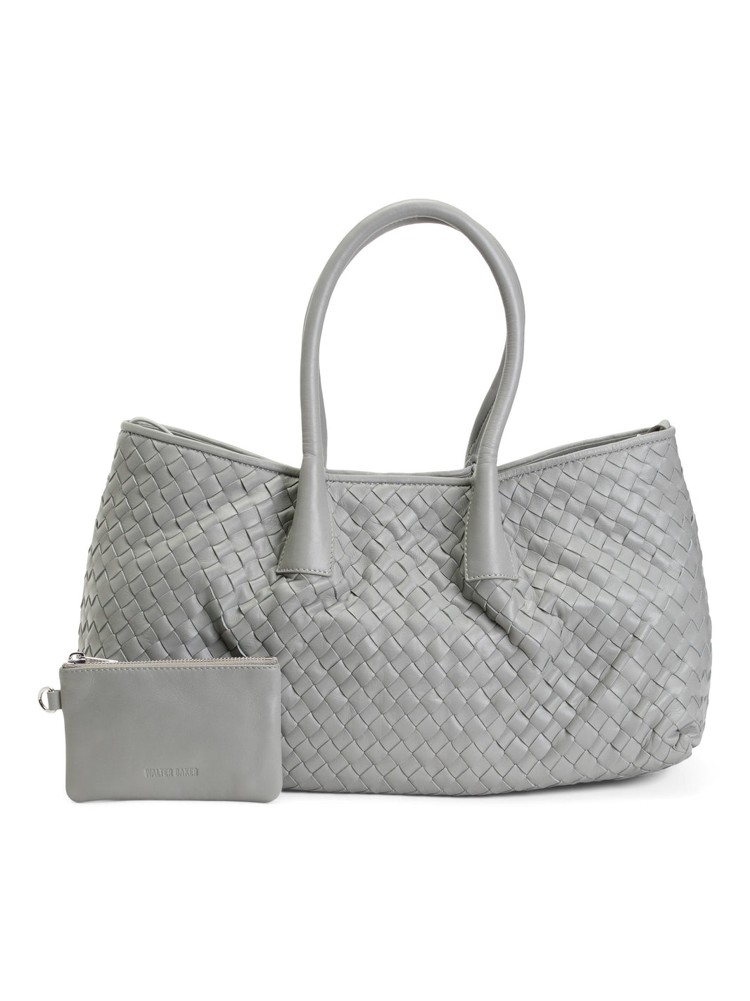 WALTER BAKER Leather Alina Əl İşi Toxunmuş Böyük Çanta