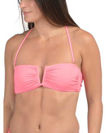 BECCA Color Code Bandeau Bikini Üst Hissəsi