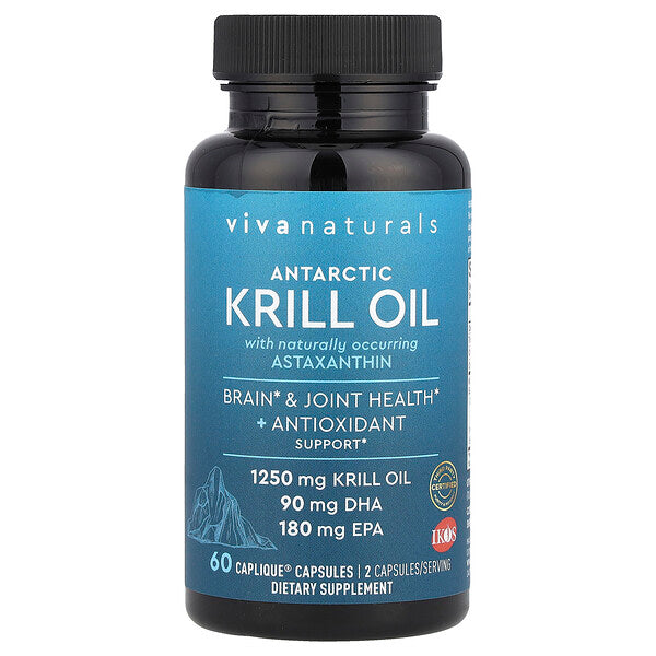 Viva Naturals Antarctic Krill Yağı Astaksantin İçeren 60 Kapsul