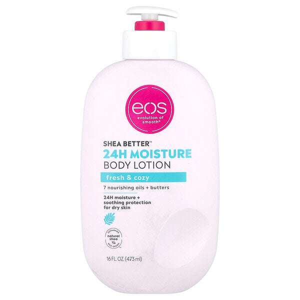 Eos Shea Better 24 Saatlıq Nəmləndirici Bədən Losyonu Tərəvəzli Rahat 473 ml