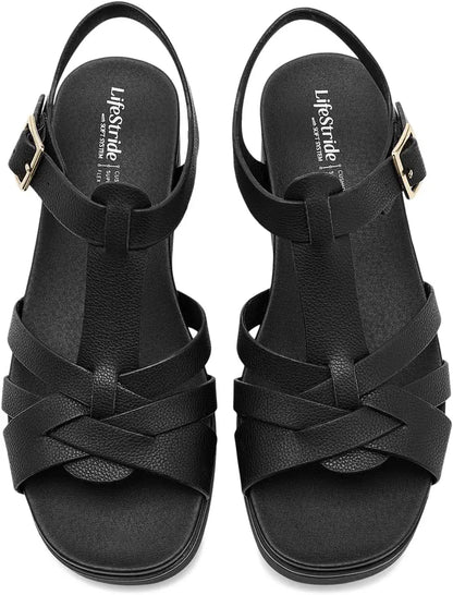 LifeStride Grandiose Strappy Sandals Qadın Sandası