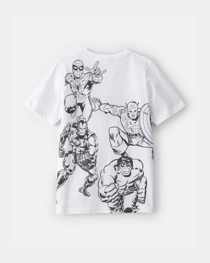 Carter's Oğlan Marvel Qrafik Köynəyi - Ağ