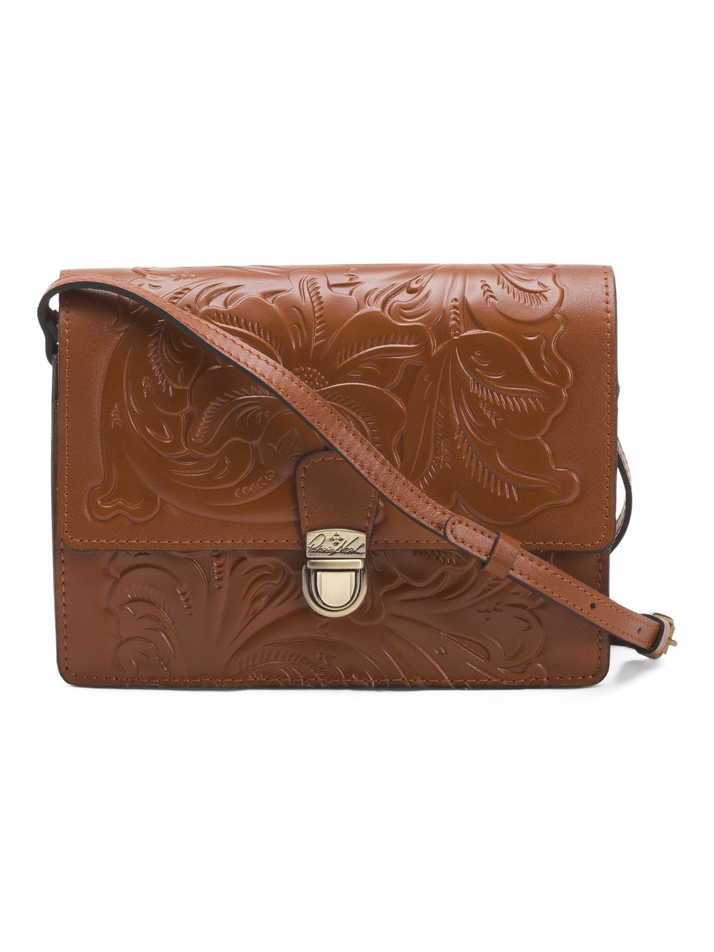 Leather Laurentina Orta Çoxhissəli Çapraz Çanta