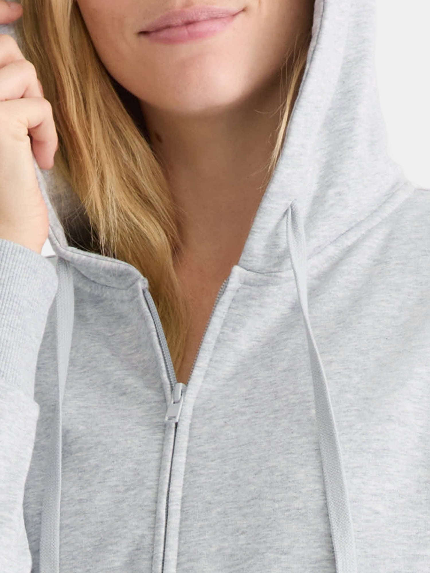 Time and Tru Qadın Fermuar Ön Fleece Huddi Gödəkçə, XS-4X Ölçüləri YoxYox