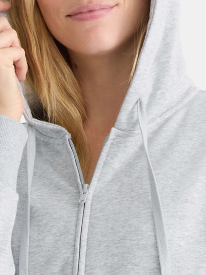 Time and Tru Qadın Fermuar Ön Fleece Huddi Gödəkçə, XS-4X Ölçüləri YoxYox