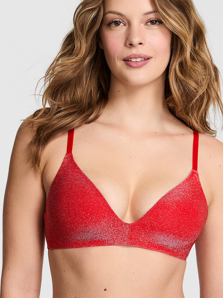 PINK Hər Yerdə Giy™ Yüngül Astarı Olan Simsiz Büstiyer