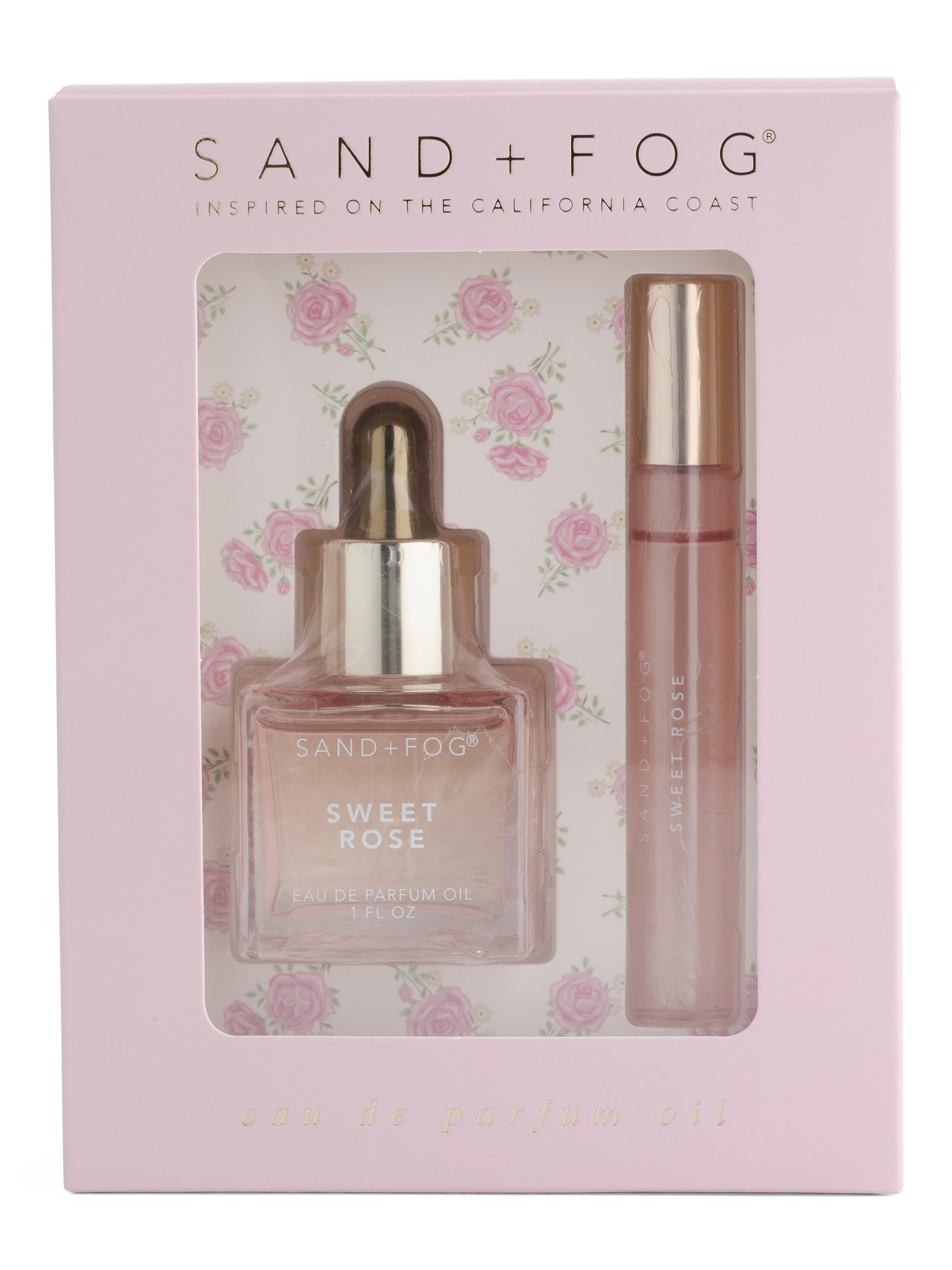 SAND AND FOG 2pc Şirin Roza Ətir Yağı Dəsti
