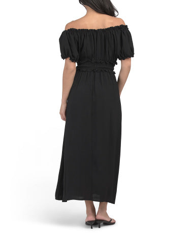 RACHEL ZOE Bow Air Flow Maksi Geyim