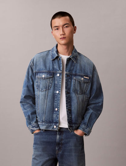 Calvin Klein 90s Denim Trucker Gödəkçəsi