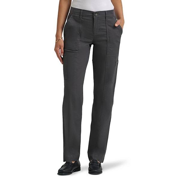 Lee® Ultra Lux Comfort Flex-To-Go Qadın Düz Paça Utility Şalvarı