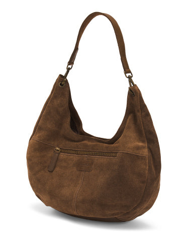 VILENCA Suede All Around Studded Hobo