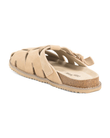 CUSHIONAIRE Suede Benson Balıqçı Sandalı