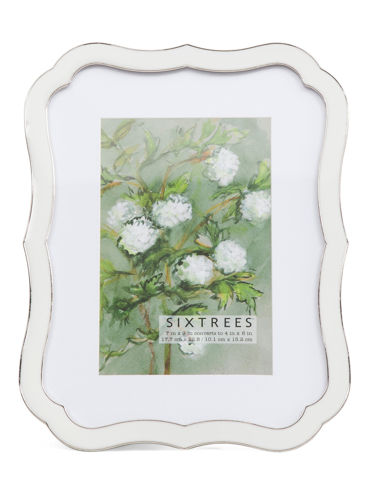 SIXTREES 7x9 Matted To 4x6 Madeline İki Tonlu Masa Üstü Fotoqrafiya Çərçivəsi