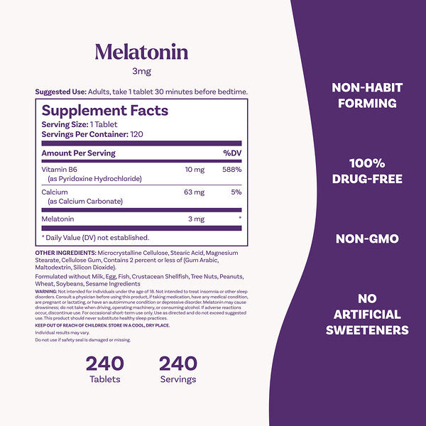 Natrol Melatonin 3 Mg 240 Tablet